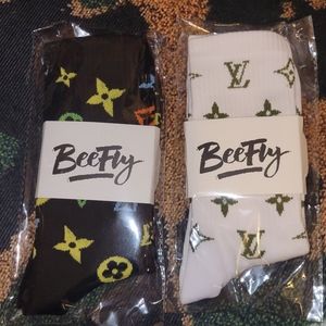BeeFly custom print socks